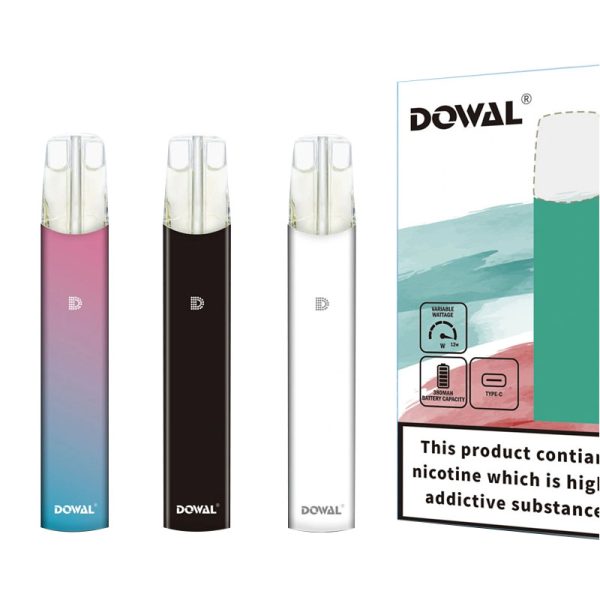 Dubai Relx Vape Pod Dowal Vape újratölthető készlet-4 Üres pod porlasztó a Vape Pod COKII DOWAL újratölthető készlethez E-cigaretta-1PCS/1 doboz