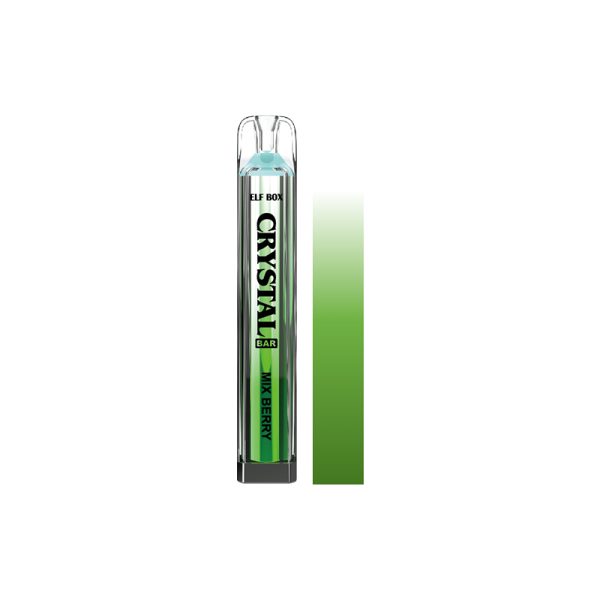 elf box kristályrúd 600-6 Vape Elf Box Crystal Bar 480 puff E-cigaretta-10PCS/1 doboz