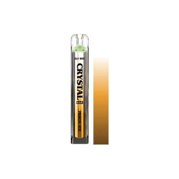 elf box kristály bár 600-7 Vape Elf Box Crystal Bar 480 puff E-cigaretta-10PCS/1 doboz